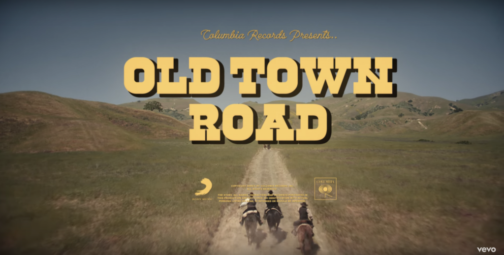 old town road with lyrics