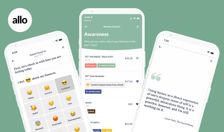 Technoloty News :  Allo is a new app that aims to help people create positive habits with their finances through mindfulness .