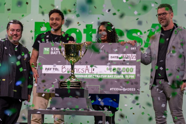 Technoloty News :  And the winner of Startup Battlefield at Disrupt 2023 is . . . BioticsAI .