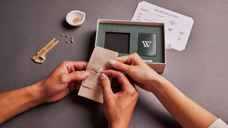 Technoloty News :  Custom jeweler Wove bags $3.85M to make engagement ring purchases less stressful .