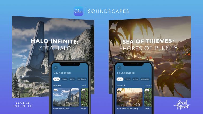 Technoloty News :  Halo and Sea of Thieves ambience tracks come to Calm meditation app .