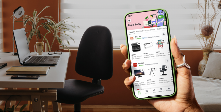 Technoloty News :  Instacart now lets you order same-day delivery for large items, including furniture and electronics .