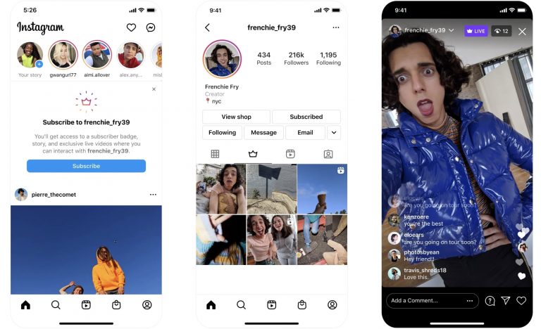 Technoloty News :  Instagram is launching creator subscriptions in Australia, Canada, the UK and more .