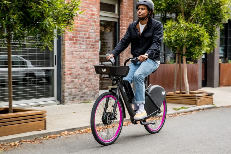 Technoloty News :  Lyft deploys its pink-wheeled bikes and rebrands Ford GoBike as Bay Wheels .