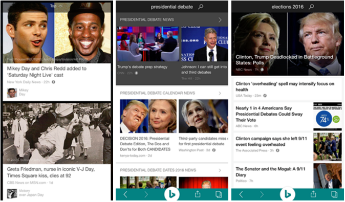 Technoloty News :  Microsoft’s Bing mobile apps get support for Google’s AMP .