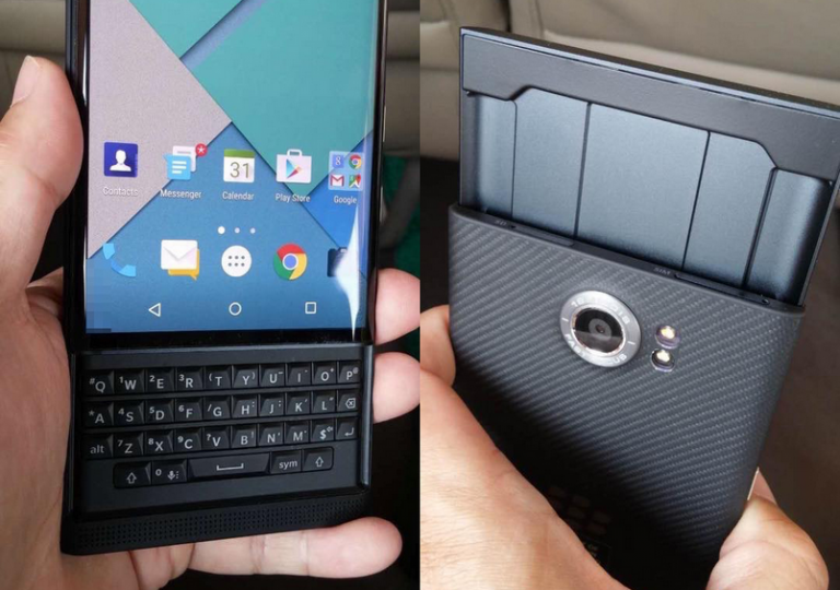 Technoloty News :  More Shots Of BlackBerry Android Phone Leak Online .