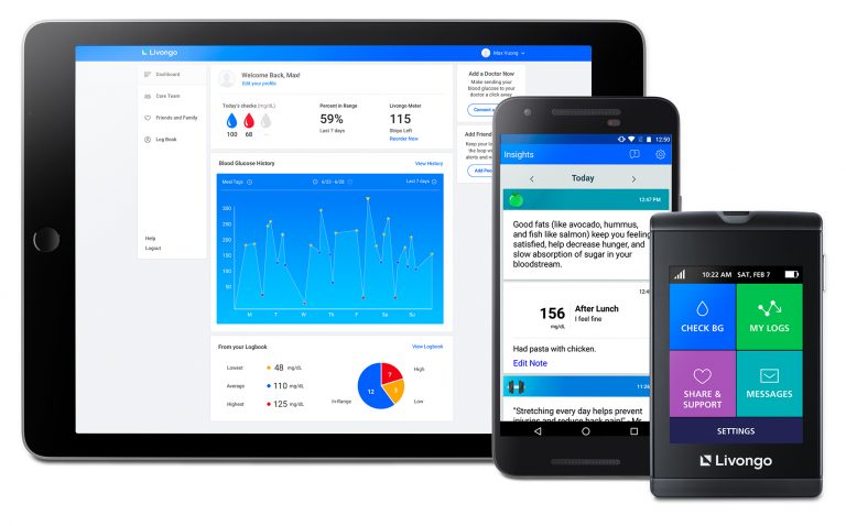 Technoloty News :  Smart diabetes management service Livongo Health raises $52.5M and looks to new markets .