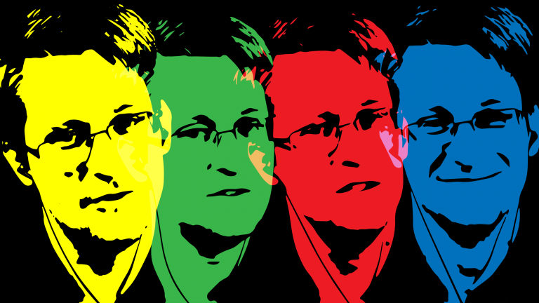 Technoloty News :  Snowden says tech companies should protect privacy no matter who is president .