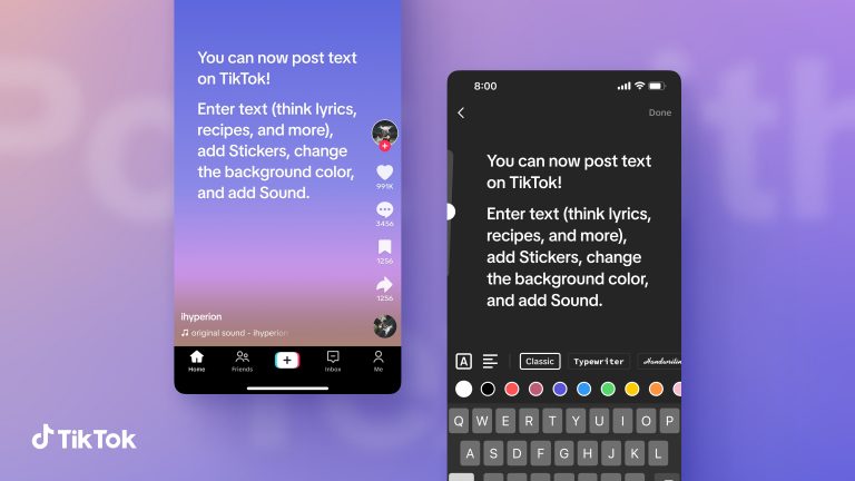 Technoloty News :  TikTok is adding support for text posts .