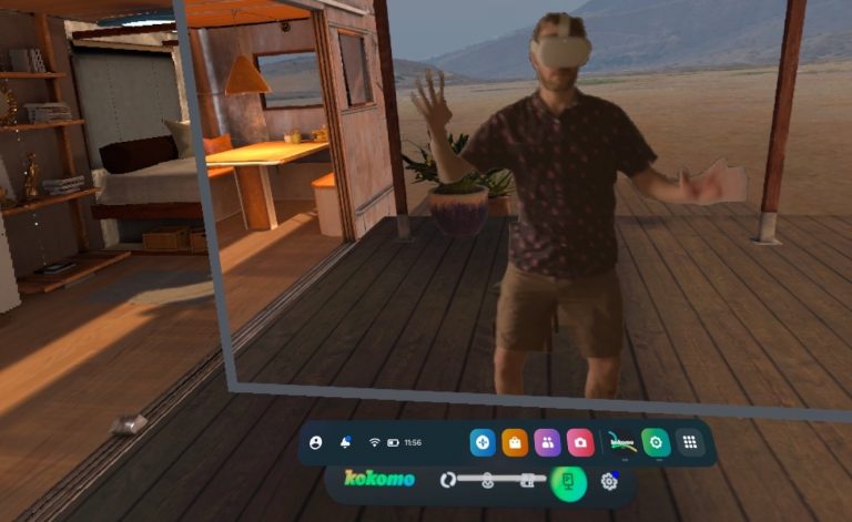 Technoloty News :  We tried out Canon’s VR calling app Kokomo .