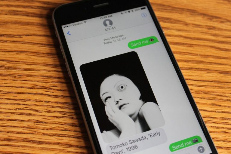 Technoloty News :  You can text SFMOMA and it will respond with art on demand .